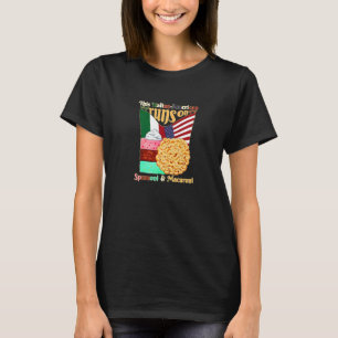 Camiseta Este italiano-americano corre en Spumoni y Macaron