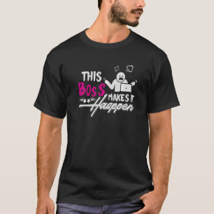 Camiseta Este jefe hace que se abra el trabajo del jefe del