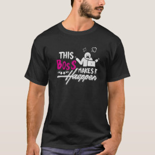 Camiseta Este jefe hace que se abra el trabajo del jefe del