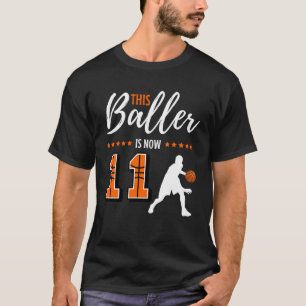 Camiseta Este jóven es ahora 11.11h ropa de cumpleaños para