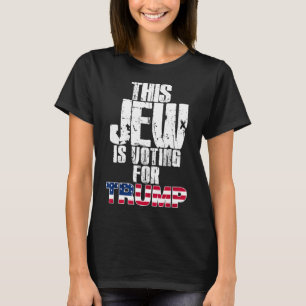 Camiseta Este judío vota por Trump votante republicano judí