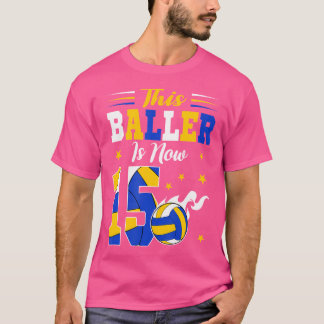 Camiseta Este Jugador Ahora Es Voleibol De 15 Años