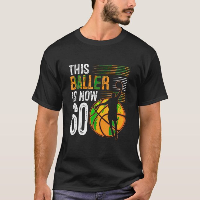 Camiseta Este jugador ahora tiene 60 años de edad básquetbo (Anverso)