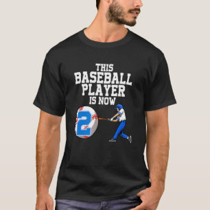 Camiseta Este jugador de béisbol ya tiene 2 niños nacidos d