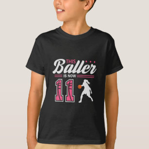 Camiseta Este Ller ahora tiene 11 años de edad Sketll cumpl