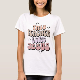 Camiseta Este maestro ama a Jesús