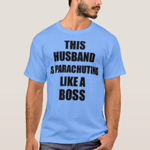 Camiseta Este Marido Está Paracaidiando Como Un Duelo Graci