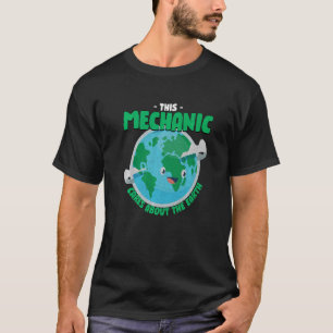 Camiseta Este Mecánico Se Preocupa Por El Servicio De La Na