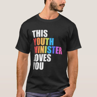 Camiseta Este Ministro Juvenil te ama Orgullo Ally Gay