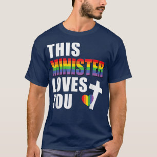 Camiseta Este ministro te ama gay, líder religioso LGBTQ