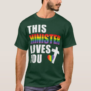 Camiseta Este ministro te ama gay, líder religioso LGBTQ