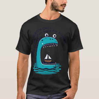 Camiseta Este monstruo come botes para el desayuno