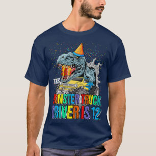 Camiseta Este Monstruo Conductor De Camión Es 12 Cumpleaños