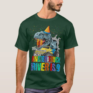 Camiseta Este Monstruo Conductor De Camión Es 9 Cumpleaños 