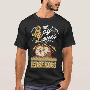 Camiseta Este muchacho ama a los erizos de Hedgehog Boy 1