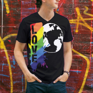 Camiseta Este mundo necesita más amor el orgullo LGBTQ cami