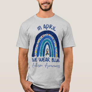 Camiseta Este muy bonito tejo de autismo arcoiris es perfec