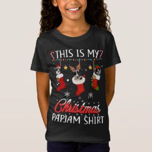 Camiseta Este Navidad Pajama Border Collie En Socks Lover