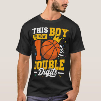 Camiseta Este Niño Ahora Es Doble Dígito Niño De Baloncesto