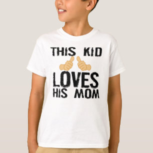 CAMISETA ESTE NIÑO AMA A SU MAMÁ