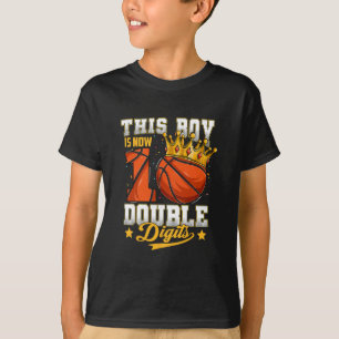 Camiseta Este niño cumple dos dígitos diez años cumpleaños