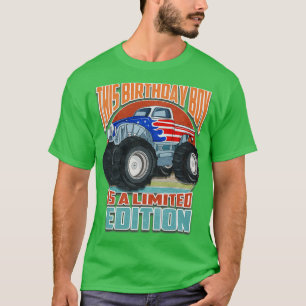 Camiseta Este Niño Cumpleaños Es Un Monster Tru De Edición