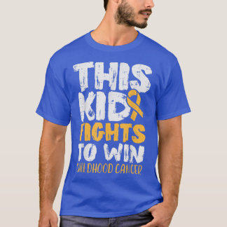 Camiseta Este Niño Lucha Para Ganar Conciencia Sobre El Cán