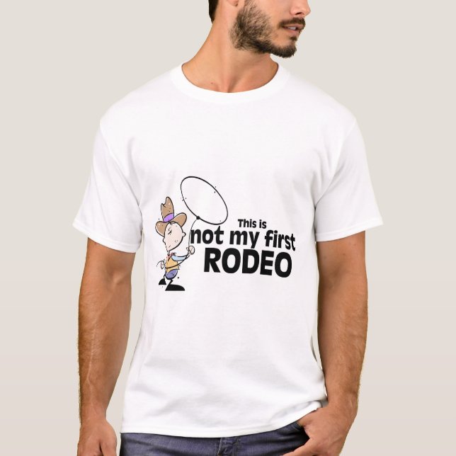 Camiseta Éste no es mi primer rodeo (Anverso)