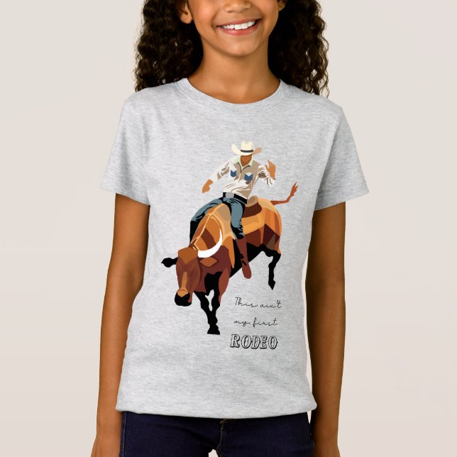 Camiseta Este no es mi primer RODEO : Bull rider (Anverso)
