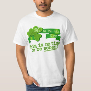 Camiseta Éste no es ningún tiempo para ser sobrio