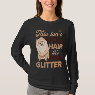 Camiseta Este No Es Pelo De Perro, Es Perro Purpurina Pomer