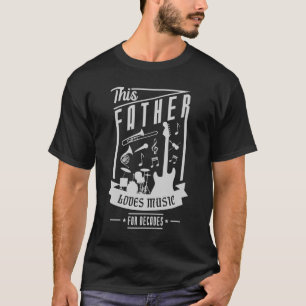 Camiseta Este padre ama la música por el regalo del Día del