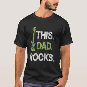 Camiseta Este padre hace una guitarra divertida para los pa