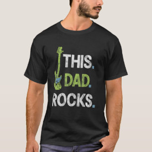 Camiseta Este padre hace una guitarra divertida para los pa