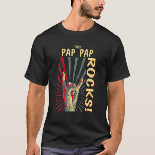 Camiseta Este Pap Pap Roca Concierto Retro Vintage 70S 80S 