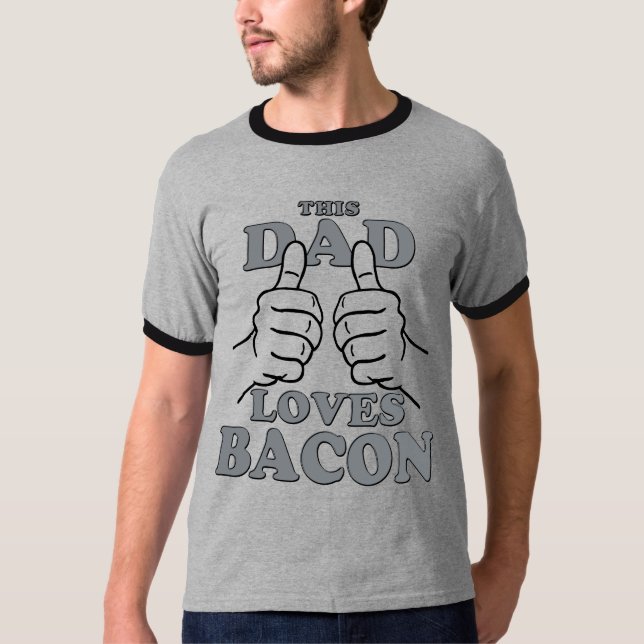 Camiseta Este papá ama el TOCINO (Anverso)