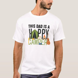 Camiseta Este PAPÁ es un FELIZ CAMPER gracioso