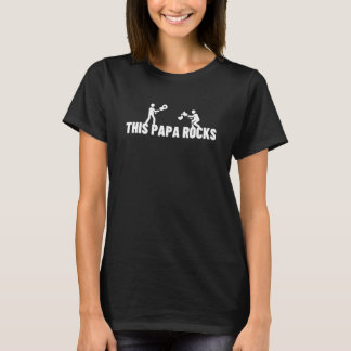 Camiseta Este papá golpea al guitarrista rock N Roll Guitar