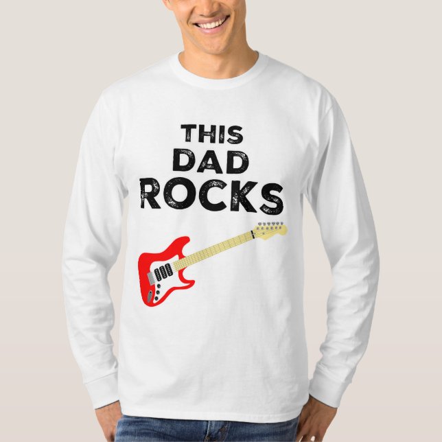 Camiseta Este papá Rocks (Anverso)