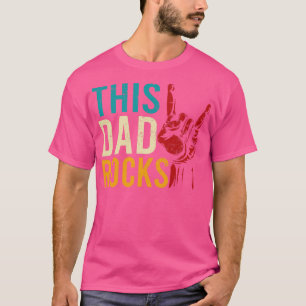 Camiseta Este Papá Roza Al Mejor Padre Rock And Roll