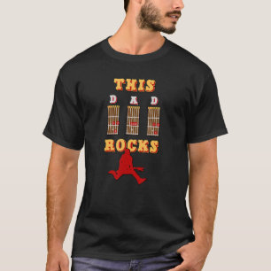 Camiseta Este papá roza coros de guitarra