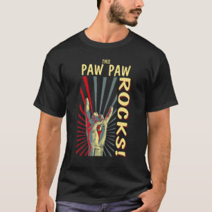 Camiseta Este Paw Paw Rockea Concierto Retro Vintage 70s 80