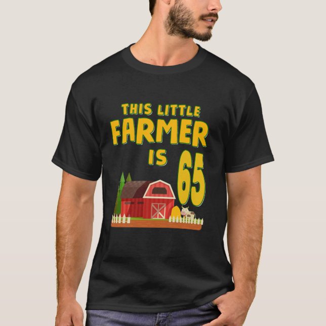 Camiseta Este Pequeño Agricultor Es La Fiesta De Cumpleaños (Anverso)