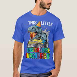 Camiseta Este pequeño camión monstruo dinosaurio es cumplea
