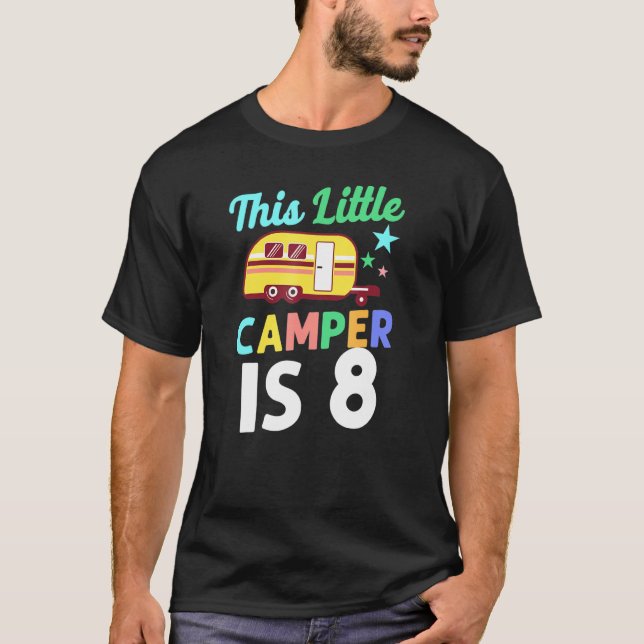 Camiseta Este Pequeño Camping Está A 8 Autopistas (Anverso)