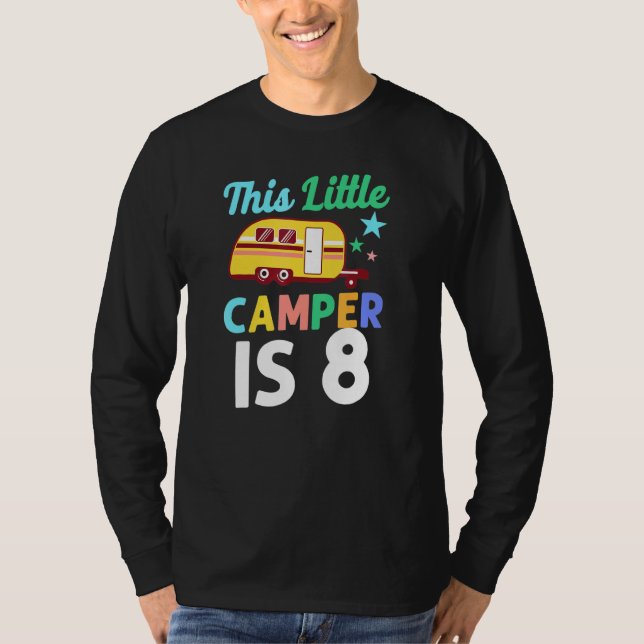 Camiseta Este Pequeño Camping Está A 8 Autopistas (Anverso)