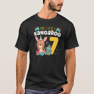 Camiseta Este pequeño canguro es 7 animales salvajes felice