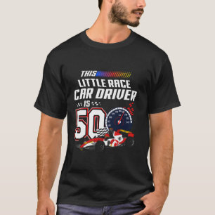 Camiseta Este pequeño conductor de coche de carrera es raci