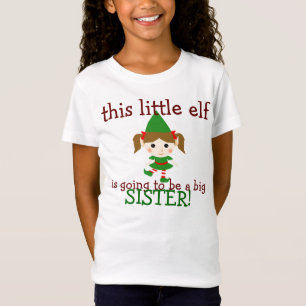 Camiseta este pequeño duende va a ser una hermana grande