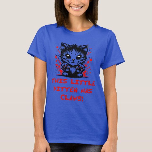 Camiseta Este pequeño gatito tiene leyes (Anverso)